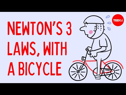 Newton's 3 Laws, with a bicycle
